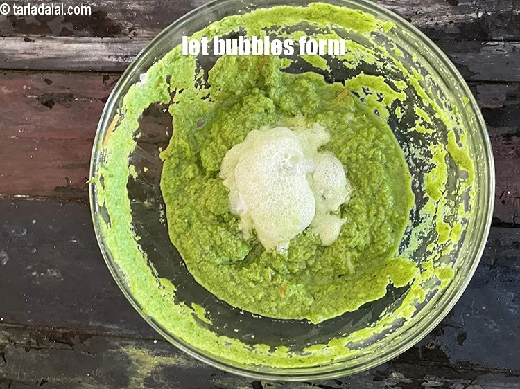 Step 20 – Let bubbles form.