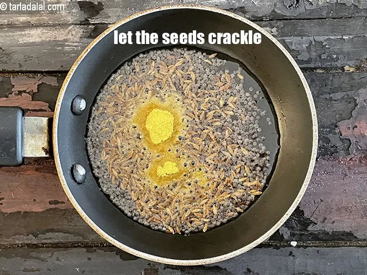 Step 24 – Let the seeds crackle.