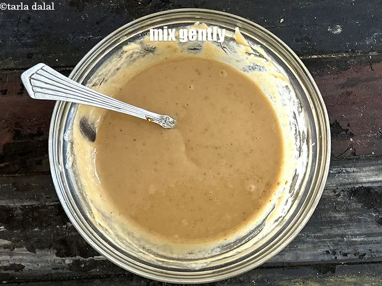 स्टेप 15 – धीरे से मिलाएं।