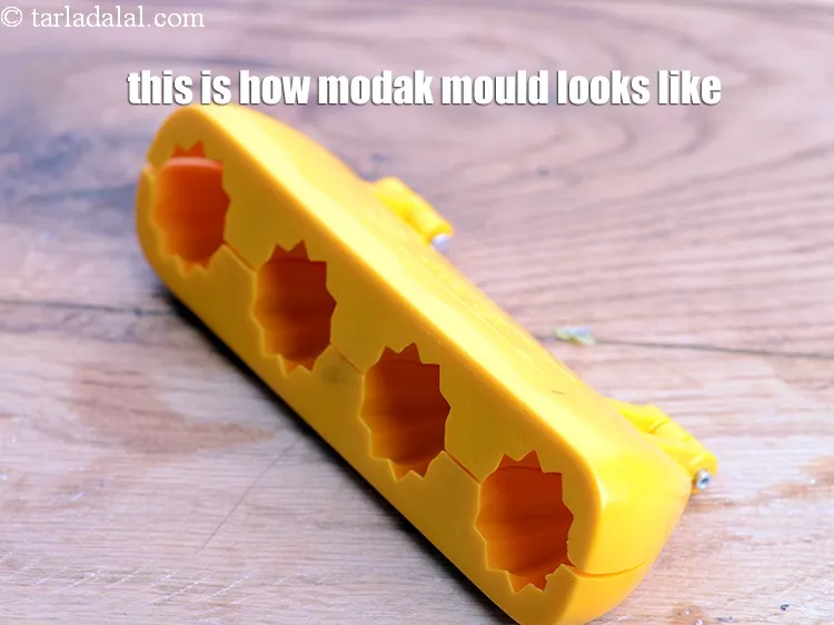 Step 15 – This is how modak mould looks like.