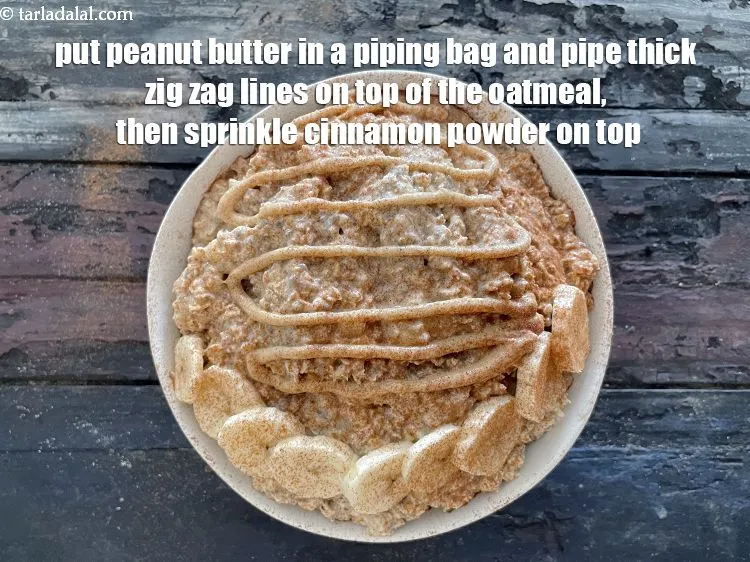 Step 21 – Put peanut butter in a pipping bag and pipe thick zig zag lines on the …