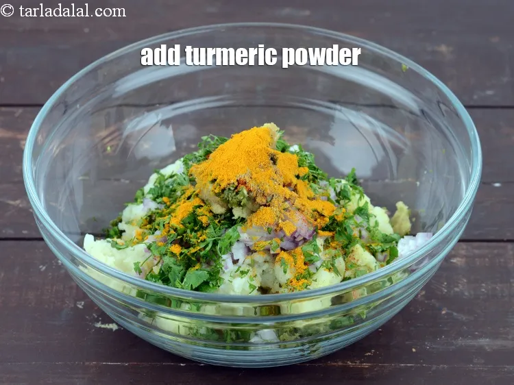 Step 16 – Add 1/2 tsp&nbsp;<a href="https://www.tarladalal.com/glossary-turmeric-powder-haldi-645i">turmeric powder (haldi)</a>.