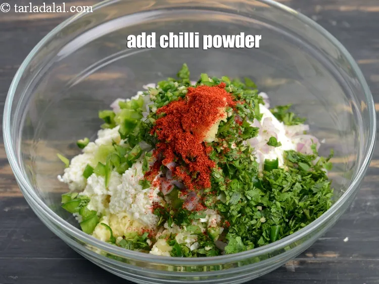 Step 16 – Add 1/2 tsp <a href="https://www.tarladalal.com/glossary-chilli-powder-red-chilli-powder-339i">chilli powder</a>.