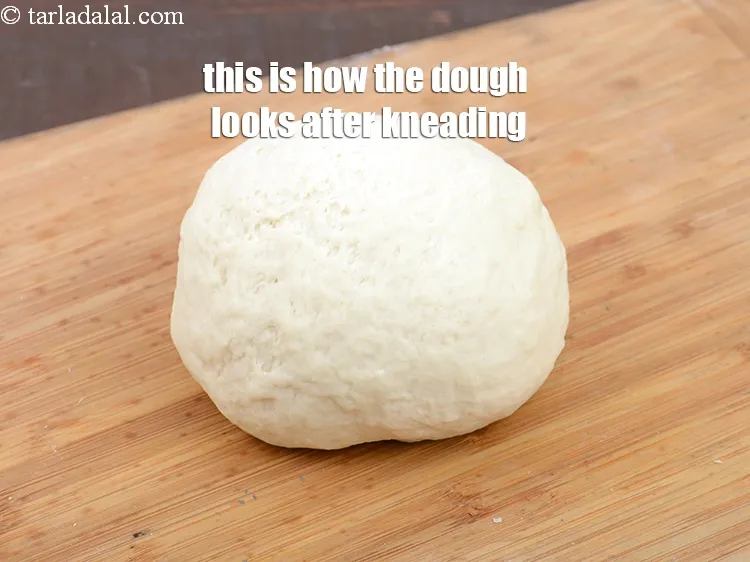Step 15 – This is how the dough looks after kneading.