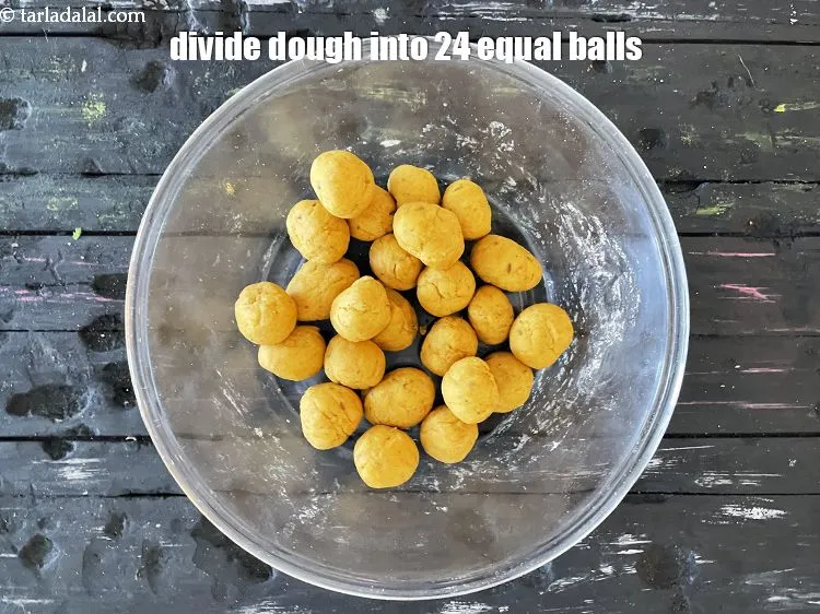 Step 16 – To make <strong>baked masala puri recipe | baked spicy puri | baked puri for sev …