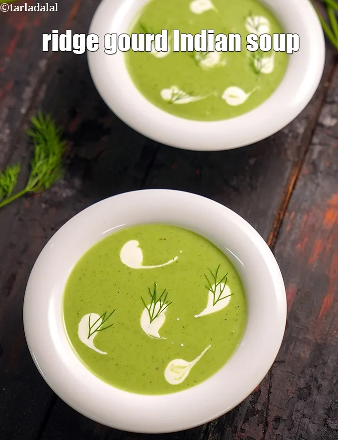 स्टेप 17 – <strong>तुरई और सोआ भाजी सूप रेसिपी&nbsp;|&nbsp;तुरई का भारतीय सूप&nbsp;|&nbsp;स्वस्थ तुरई …