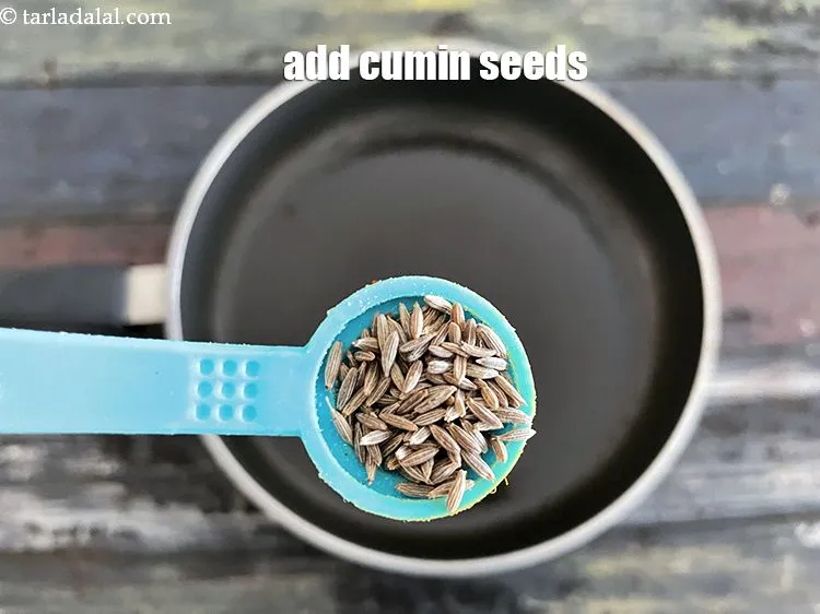 Step 17 – <p>Add&nbsp;1/2 tsp&nbsp;<a href="glossary-cumin-seeds-jeera-zeera-381i">cumin seeds (jeera)</a>.</p>