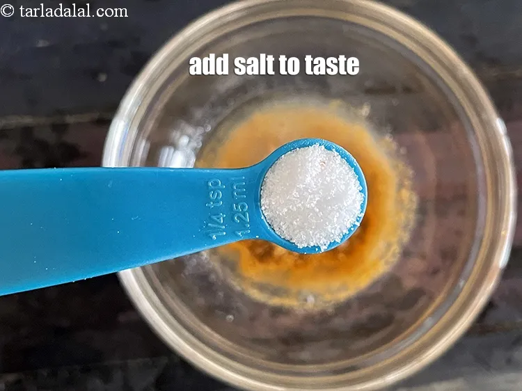 Step 40 – Add salt to taste. We added 1/4&nbsp;tsp salt.