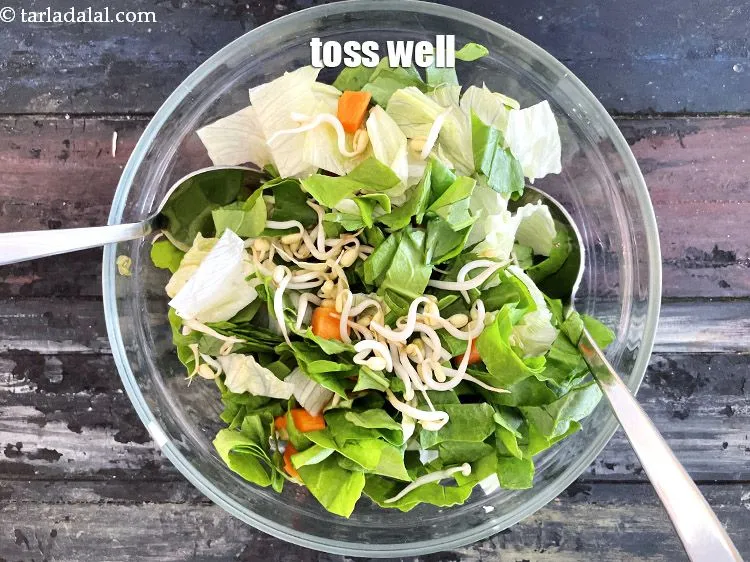 Step 22 – Toss well.