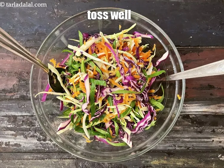 Step 18 – Toss well.