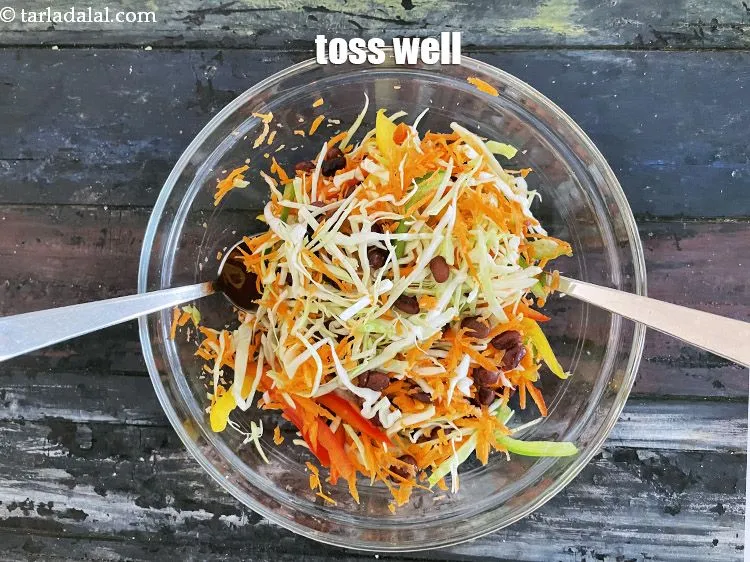 स्टेप 25 – अच्छी तरह टॉस करें।