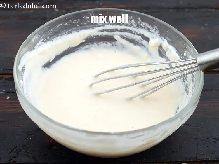 Step 15 – Mix well using a whisk. Keep aside.