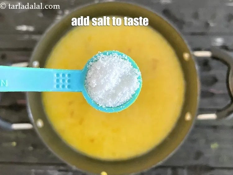 Step 16 – Add salt to taste.