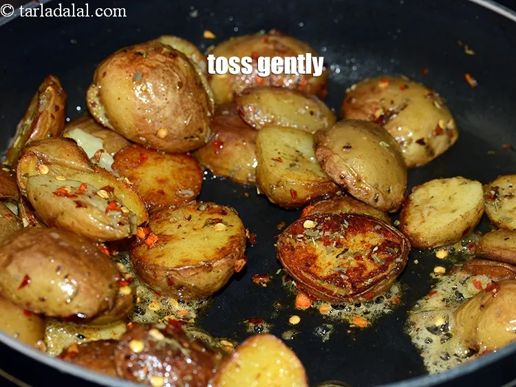 Step 16 – Toss gently.