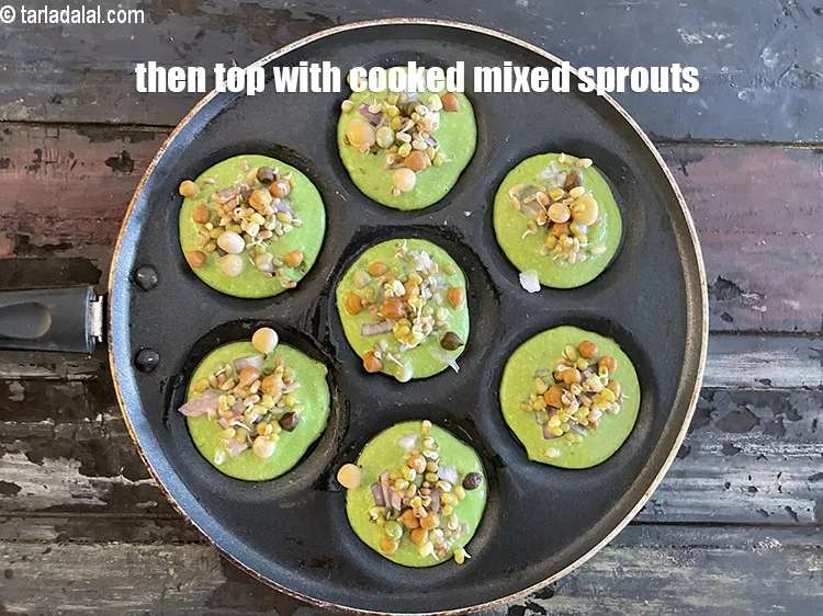 Step 22 – Then add&nbsp;<meta charset="UTF-8" />&frac14; cup of mixed sprouts. A bowl of sprouts is recommended daily …