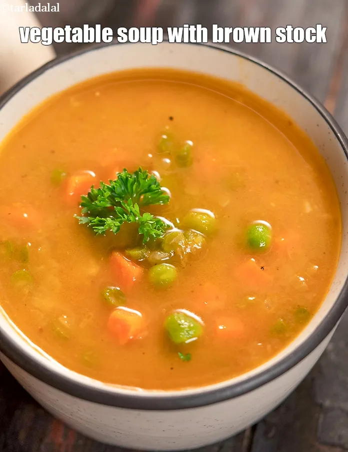 Step 15 – Serve <strong>mixed vegetable brown stock soup recipe&nbsp;|&nbsp;vegetable soup with brown stock&nbsp;|&nbsp;healthy vegetable soup with vegetarian …