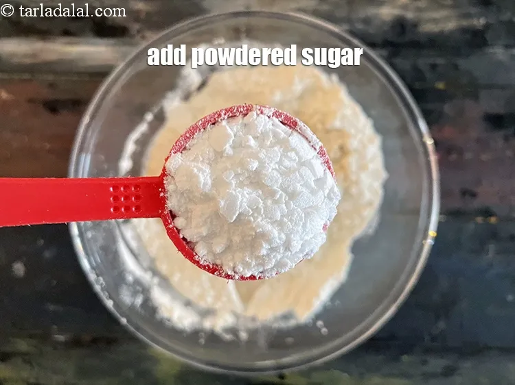 Step 19 – Add&nbsp;<meta charset="UTF-8" />1 1/2 tbsp&nbsp;<a href="glossary-powdered-sugar-280i">powdered sugar</a>.