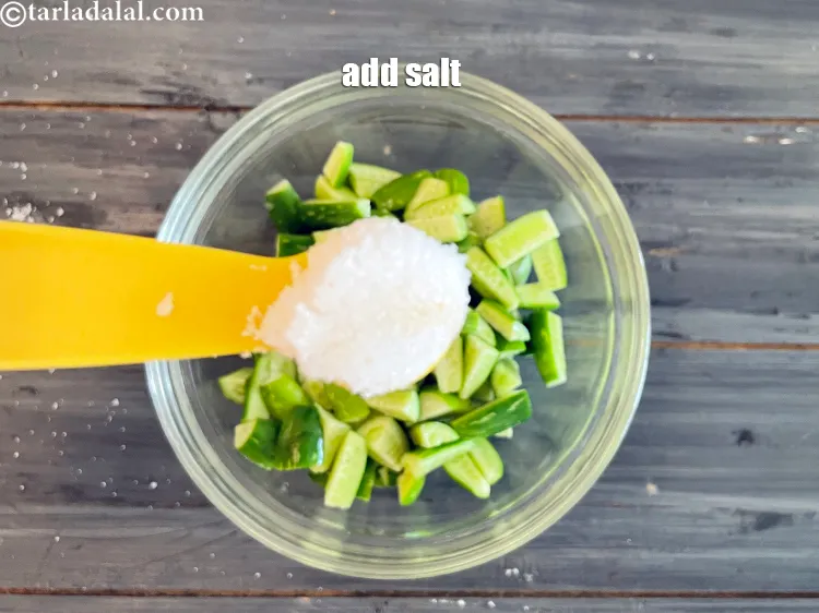 Step 8 – Add 1 to 2 tsp salt.