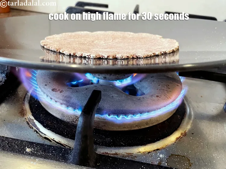 Step 26 – Cook on a high flame for about 20 to 30 seconds.