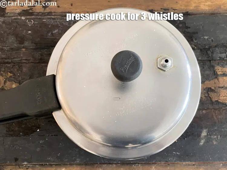 Step 23 – Pressure cook for 3 whistles.