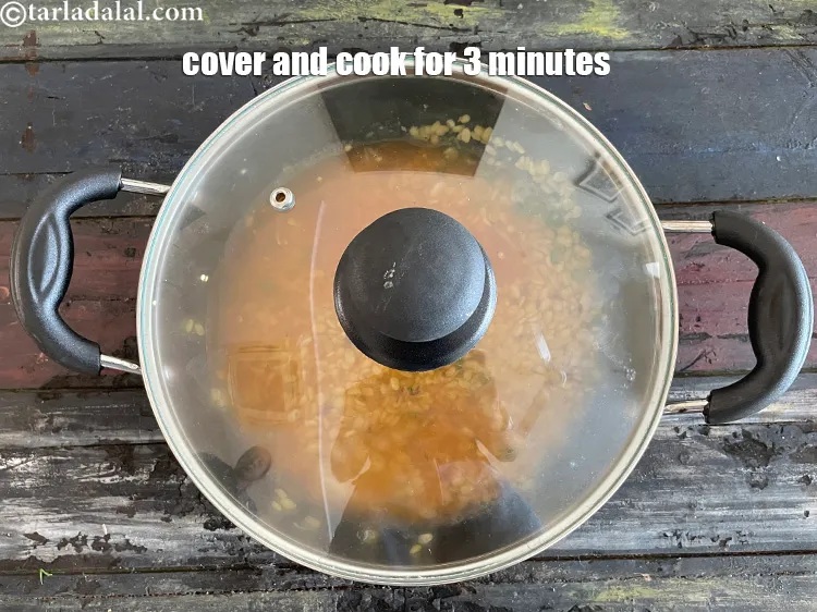 Step 27 – Cover it with a lid and cook on a medium flame for 3 to 4 …