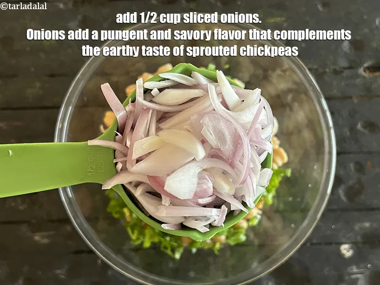 Step 16 – Add&nbsp;<meta charset="UTF-8" />1/2 cup&nbsp;<a href="glossary-sliced-onions-745i">sliced onions</a>.&nbsp;Onions add a pungent and savory flavor that complements the …