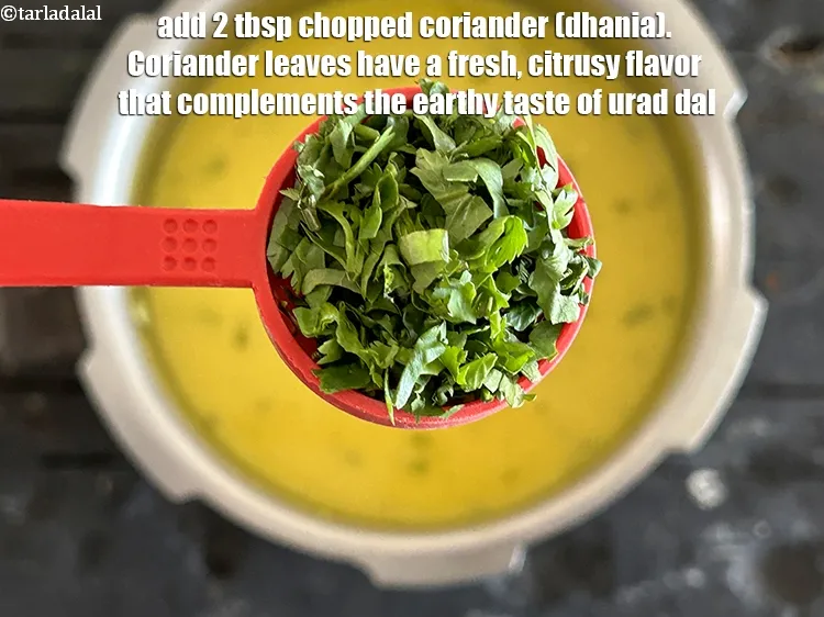 Step 20 – Add <meta charset="UTF-8" />2 tbsp&nbsp;<a href="glossary-chopped-coriander-783i">chopped coriander (dhania)</a>.&nbsp;<meta charset="UTF-8" />Coriander leaves have a fresh, citrusy …