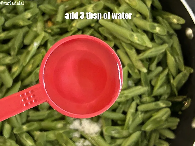 Step 17 – Add 3&nbsp;tbsp of water.