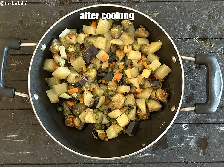 Step 16 – After cooking.