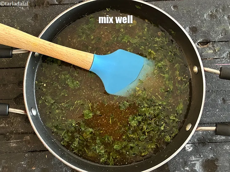 Step 16 – Mix well.