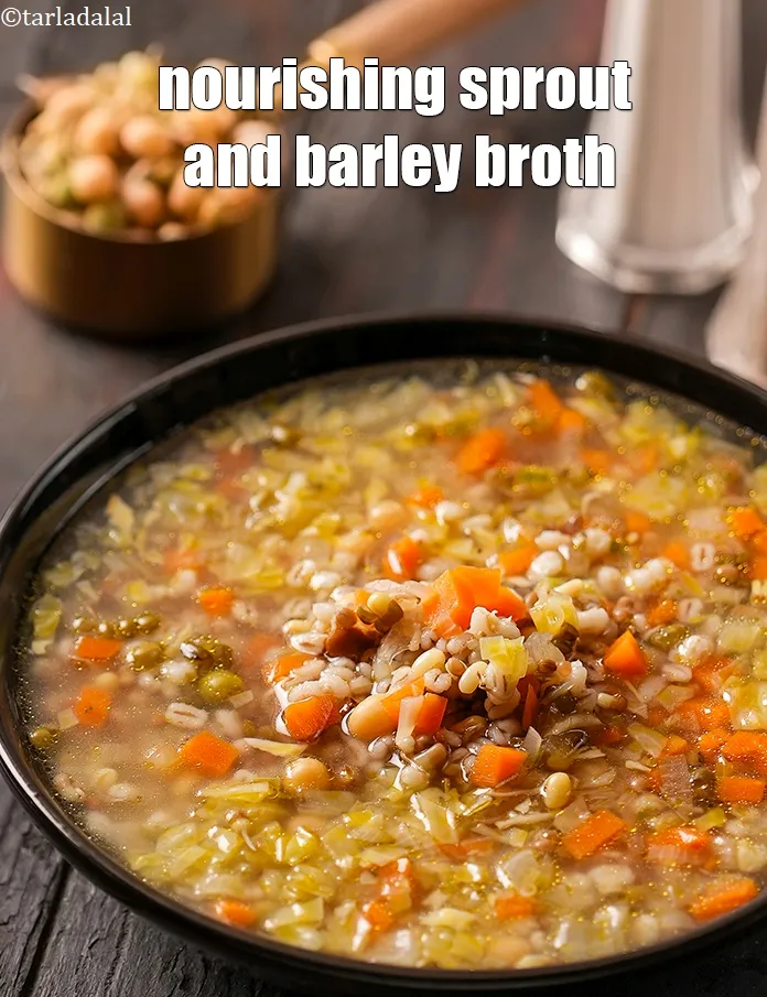 Step 27 – Serve <meta charset="UTF-8" /><strong>mixed sprouts and barley soup | &nbsp;nourishing sprout and barley broth | …