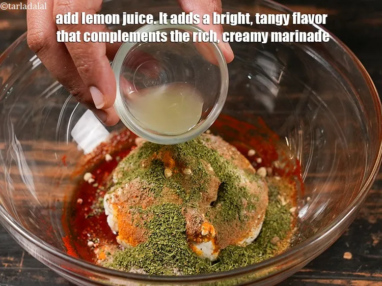 Step 16 – Add 1 tsp lemon juice. It adds a bright, tangy flavor that complements the rich, …