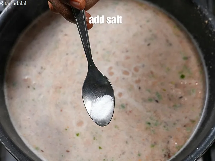 Step 16 – Add salt to taste.
