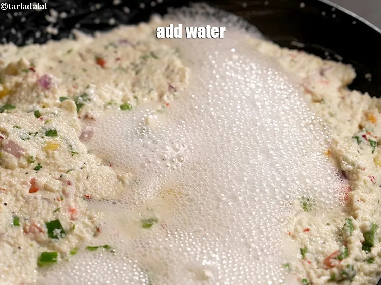 Step 16 – Add 1 tbsp of water.