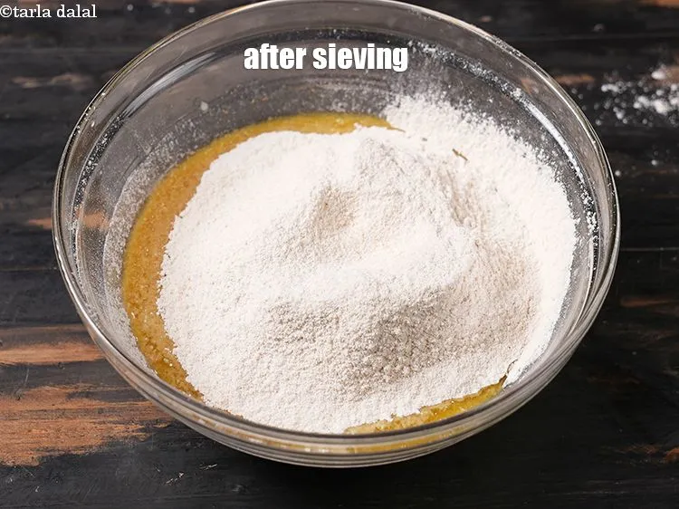 Step 16 – This is how it looks after sieving.