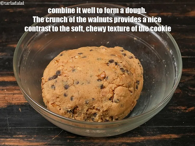 Step 16 – Combine it well to form a dough. The crunch of the walnuts provides a nice …