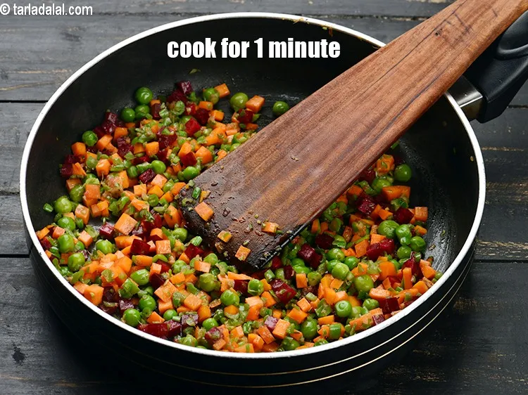 Step 17 – Cook on high flame for a minute.&nbsp;