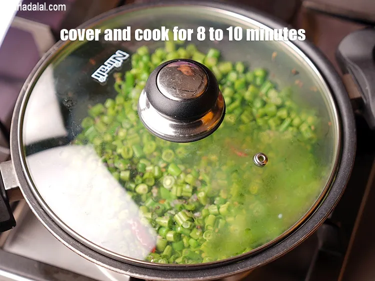 Step 16 – Cover and cook on a medium flame for 8 to 10 minutes till they are …