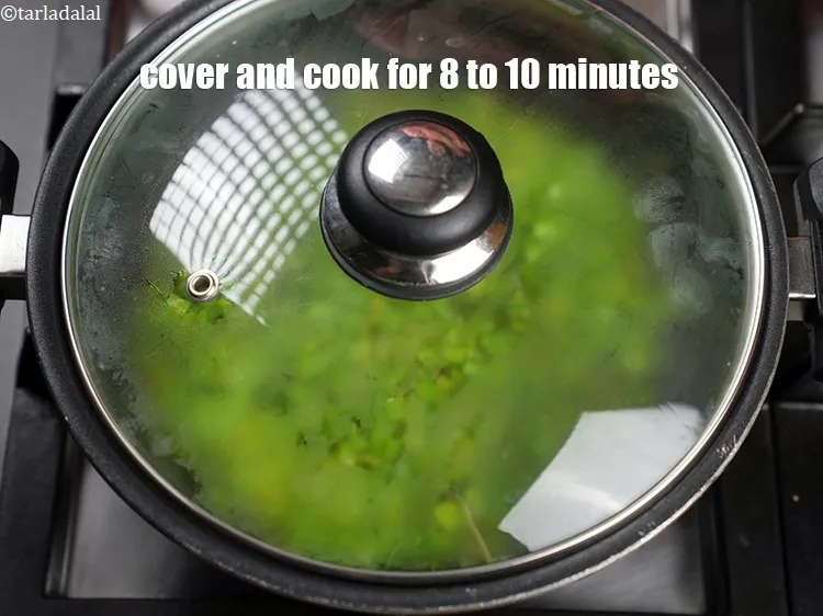 Step 16 – Cover and cook on medium flame for 8 to 10 minutes or until done, while …