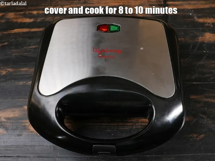 Step 15 – Cover and cook for 8 to 10 minutes.