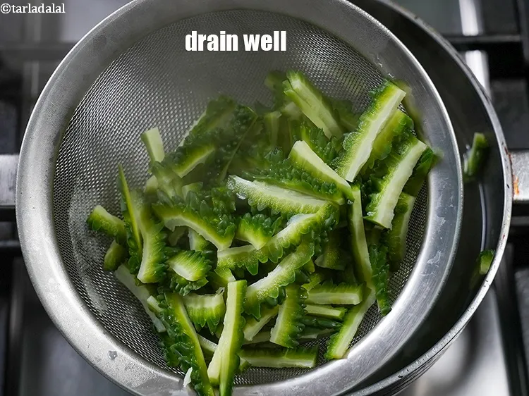 Step 16 – Drain well and keep aside.