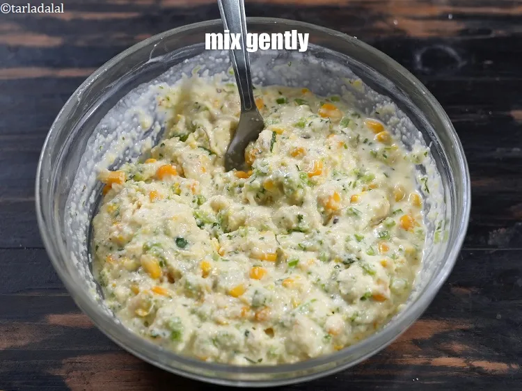 Step 16 – Mix gently.