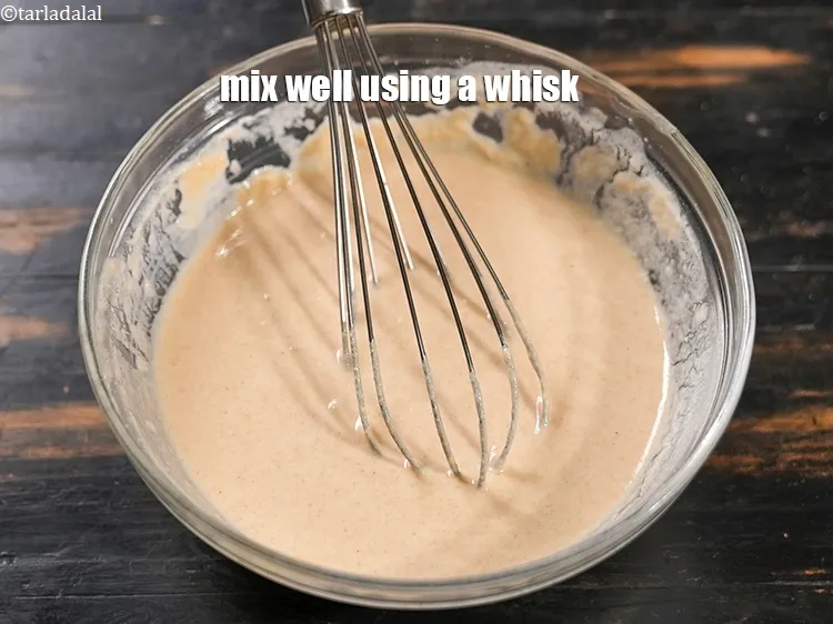 Step 16 – Mix well using a whisk.