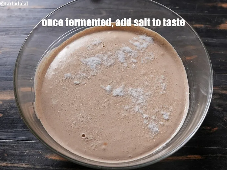 Step 17 – Once fermented, add salt to taste.