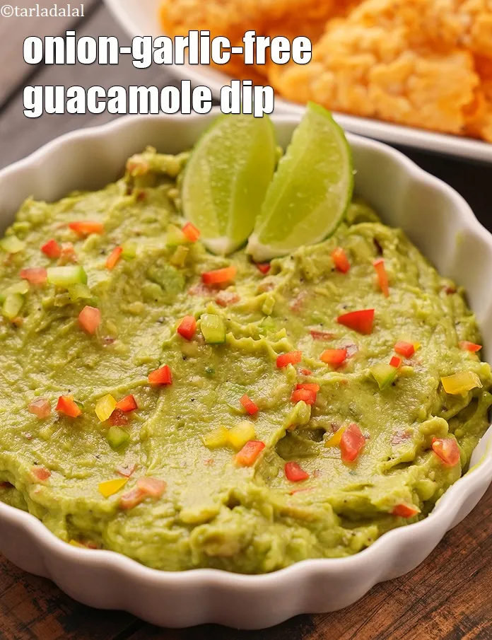 Step 16 – Serve&nbsp;<strong>Indian style Jain guacamole | healthy Jain&nbsp;guacamole | Mexican guacamole |&nbsp;</strong>&nbsp;&nbsp;chilled.