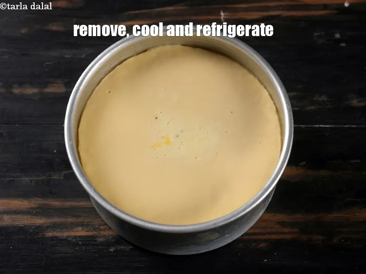 Step 16 – Remove and cool it slightly and refrigerate.