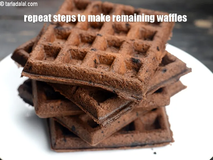 Step 16 – Repeat steps 2 and 3 to make remaining 6 waffles.