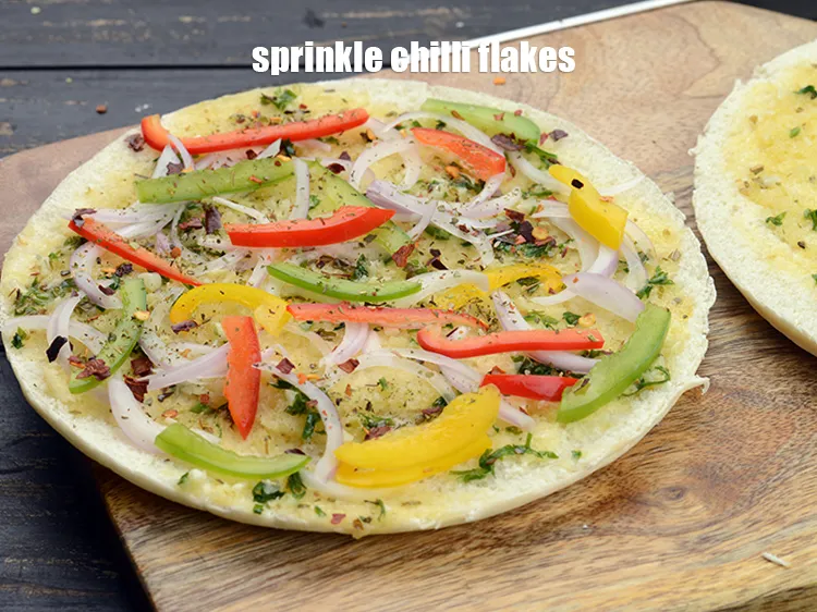 Step 16 – Sprinkle chilli flakes.