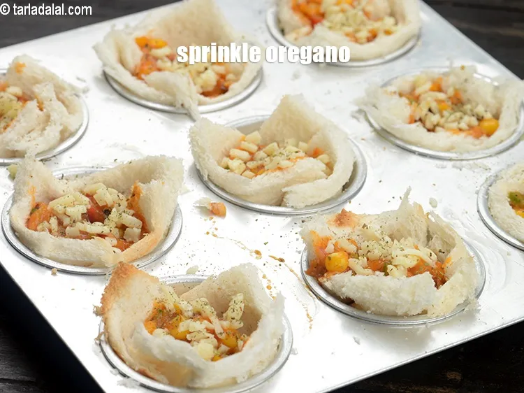 Step 16 – Sprinkle little oregano.