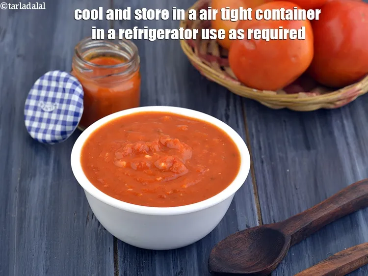 स्टेप 15 – ठंडा करें और एयर टाइट कंटेनर में भरकर फ्रिज में …